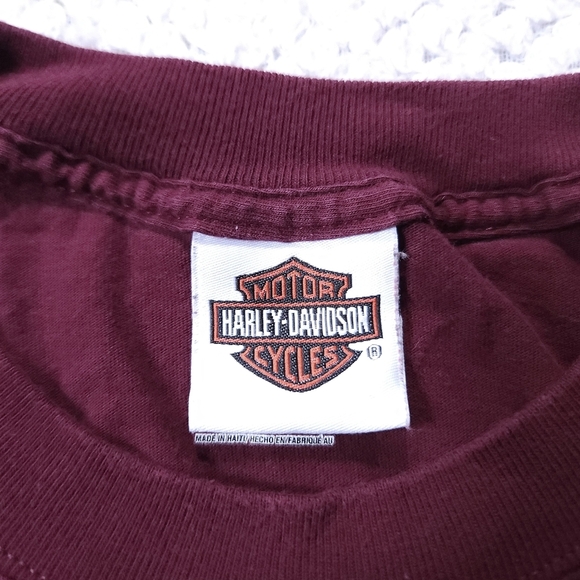 2010s Y2K Harley Davidson Motorcycles  Men's SZ XL Biker TShirt - Picture 2 of 7